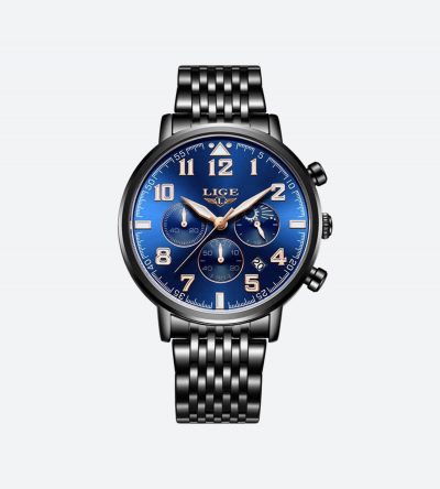 Men Stainless Steel Quartz Watch LIGE9979